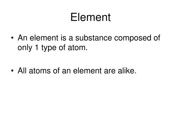 element n.