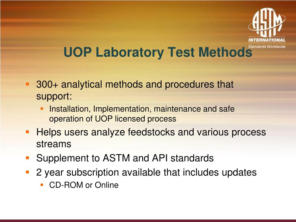 PPT - ASTM International VII International Conference