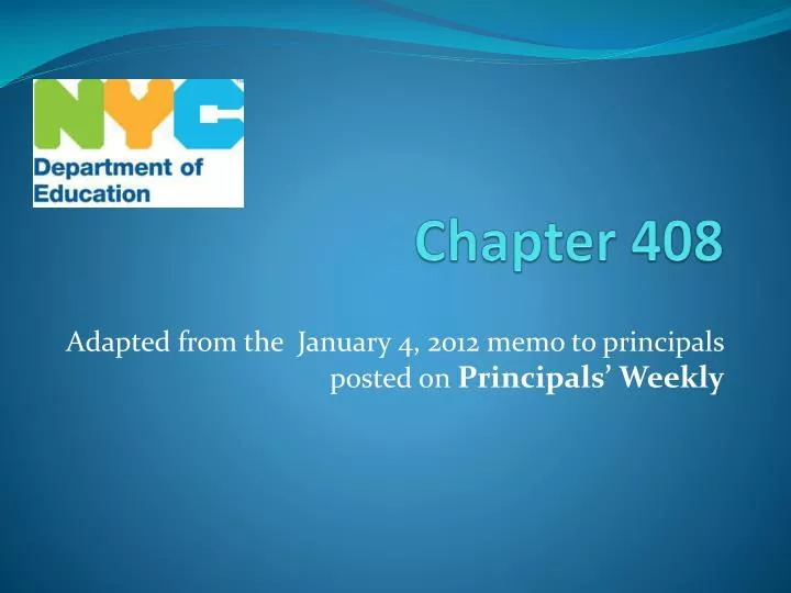 chapter 408 presentation