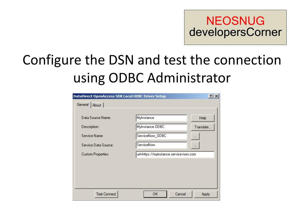 servicenow odbc manager servicenow odbc manager