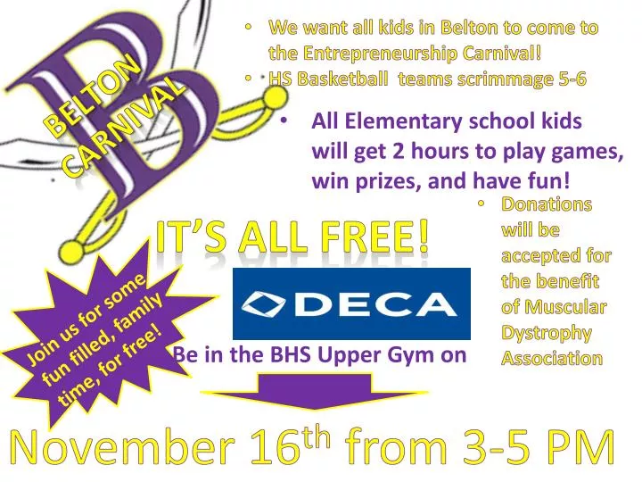 PPT Belton Carnival PowerPoint Presentation, free download ID7047071