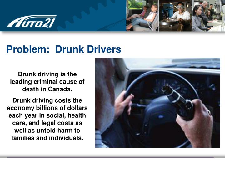 the problem of drunk driving the problem of drunk driving