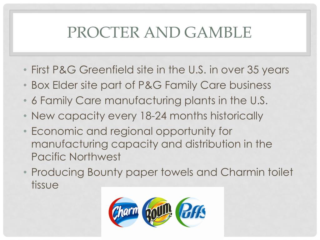 case study of procter and gamble