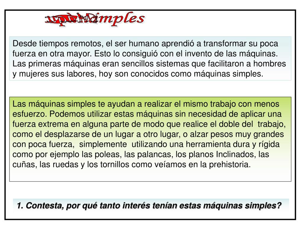 PPT - Máquinas Simples PowerPoint Presentation, free