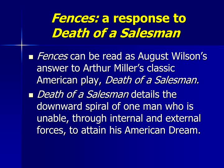 the fences of a salesman the fences of a salesman