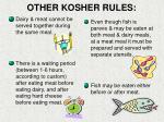 PPT - KOSHER BASICS A GUIDE FOR THE KOSHER HOME EMPLOYEE PowerPoint