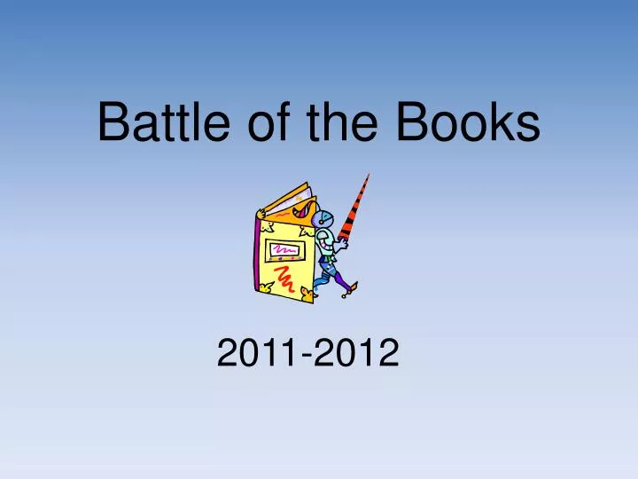 PPT Battle of the Books PowerPoint Presentation, free download ID
