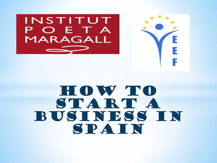 how to start a business in spain n.