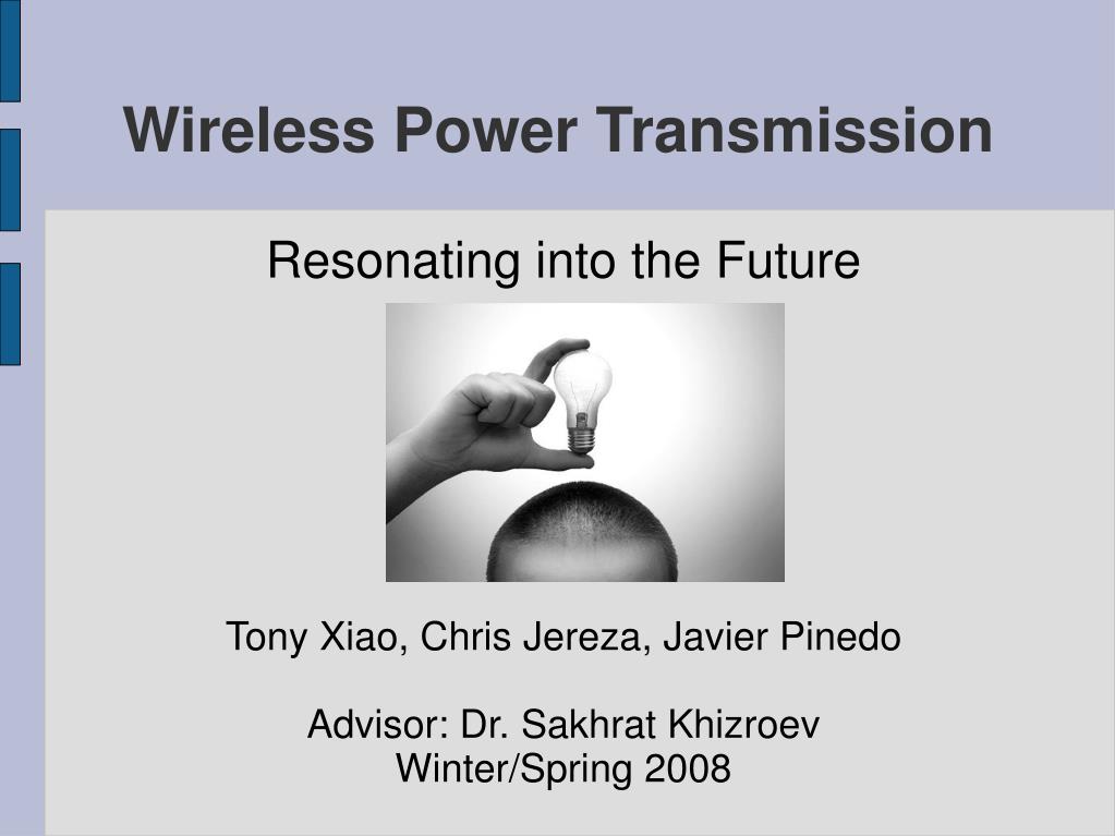 literature review of wireless power transmission