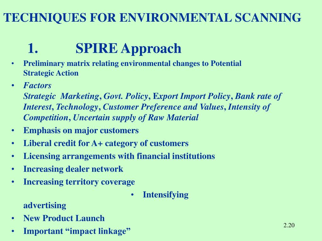 PPT Chapter 3 The Market Environment PowerPoint Presentation Free   Techniques For Environmental Scanning L 