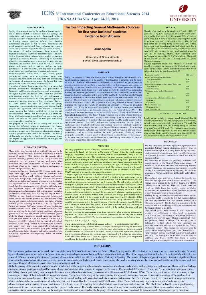 PPT Factors Impacting General Mathematics Success for firstyear