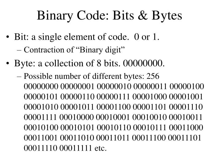 PPT - 2/4 Binary Code & CPUs PowerPoint Presentation - ID:7054812