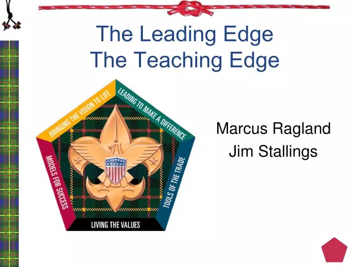 the leading edge the teaching edge n.