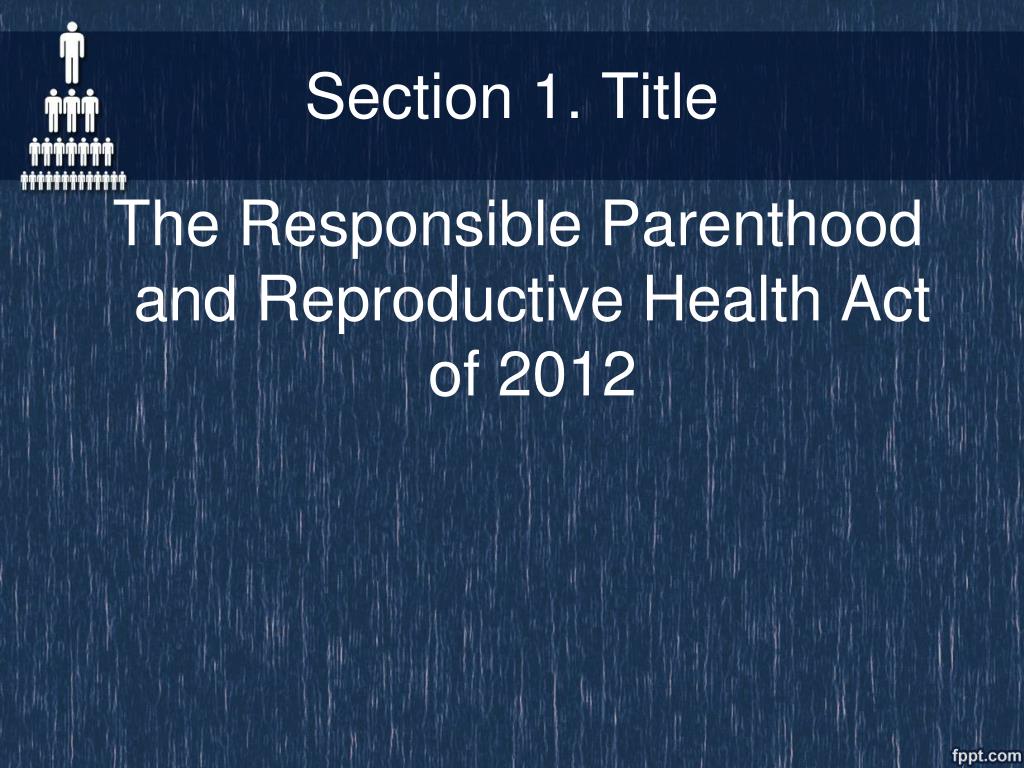 PPT - The Reproductive Health Law PowerPoint Presentation, free ...