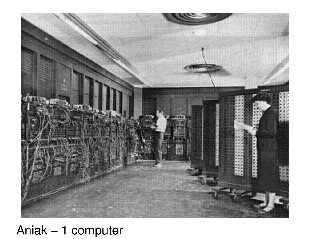 Универс 1 электронный. Первый компьютер ЭНИАК 1946 Г. Вычислительная машина ЭНИАК. Eniac компьютер 1946 год. ЭНИАК 1945.