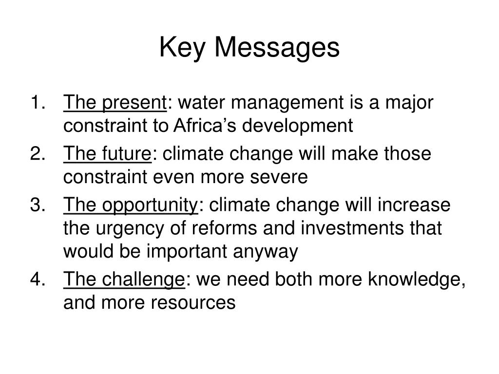 PPT - Water and Climate Change in Africa PowerPoint Presentation, free ...
