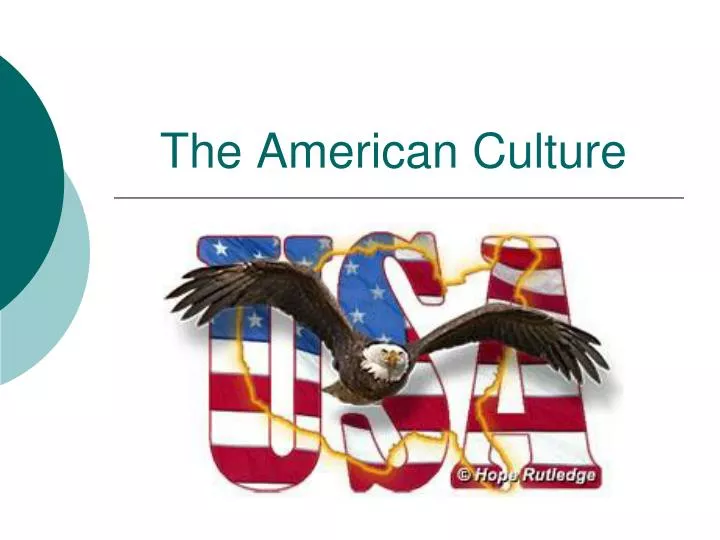 the american culture n.