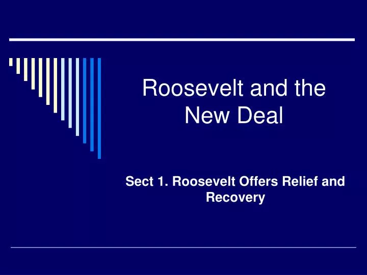 roosevelt and the new deal n.