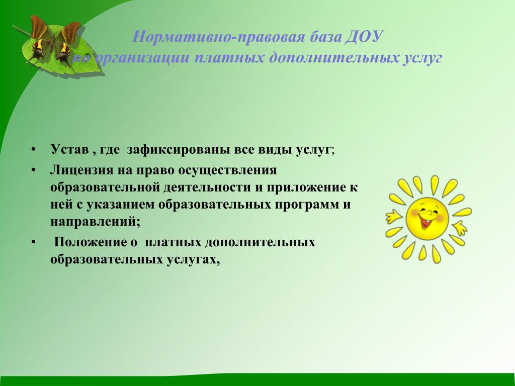 Презентация дополнительного. Организация дополнительных услуг в ДОУ. Дополнительные платные услуги в ДОУ. Дополнительные услуги в ДОУ. Организация платных дополнительных образовательных услуг в ДОУ.