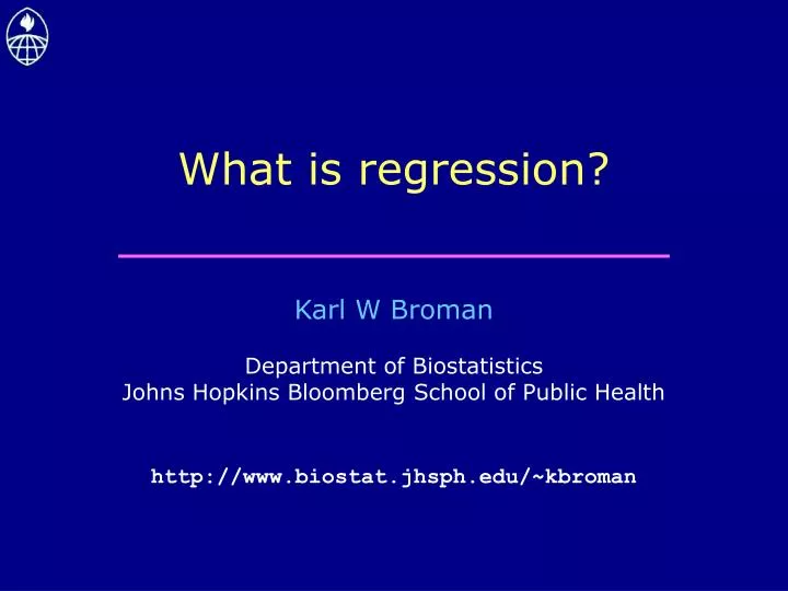 what is regression n.