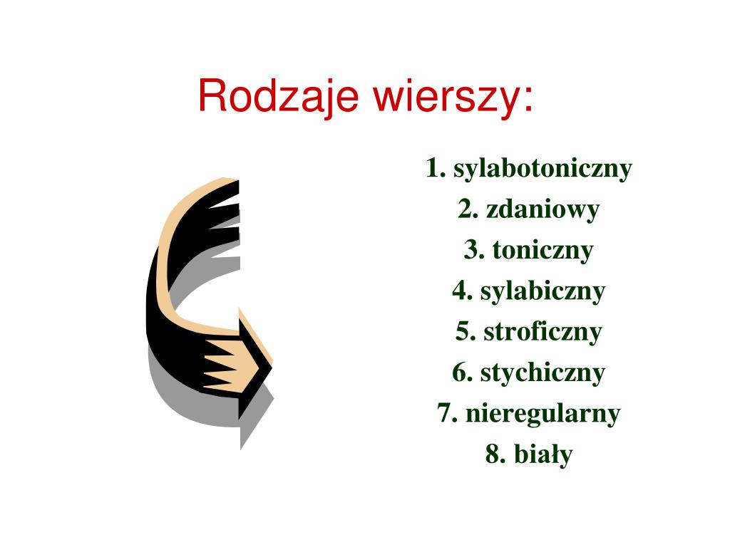 Co To Jest Wiersz Sylabiczny PPT - Wersologia PowerPoint Presentation, free download - ID:7058636