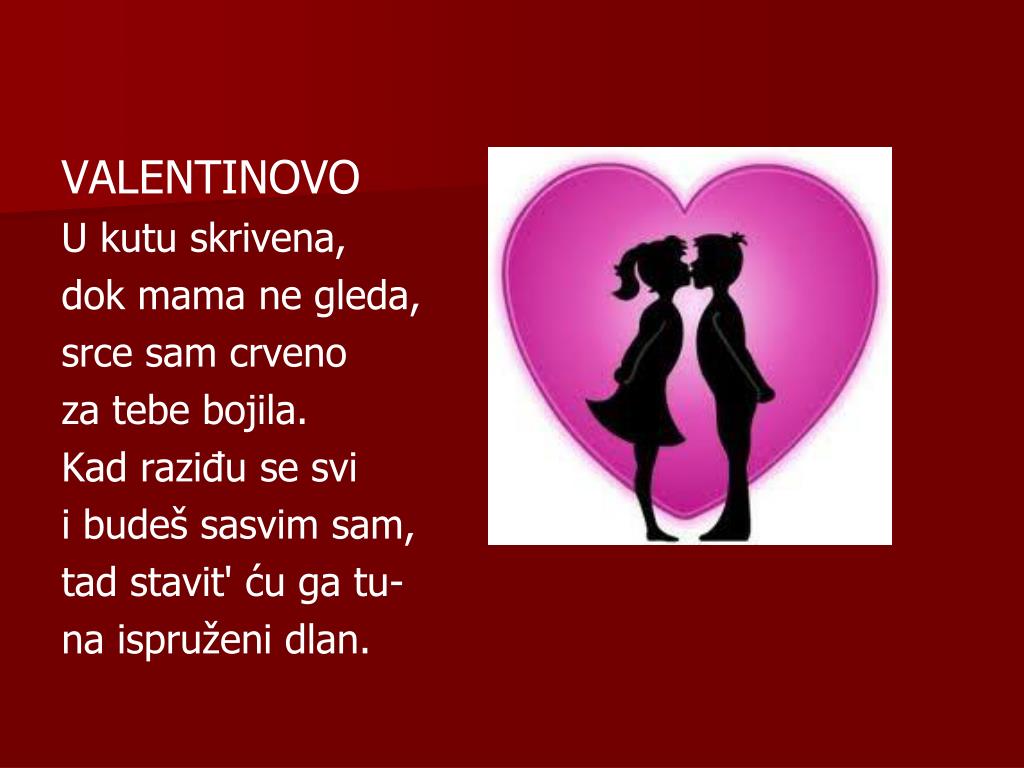 Za tekst pjesme valentinovo Valentinovo 2021.