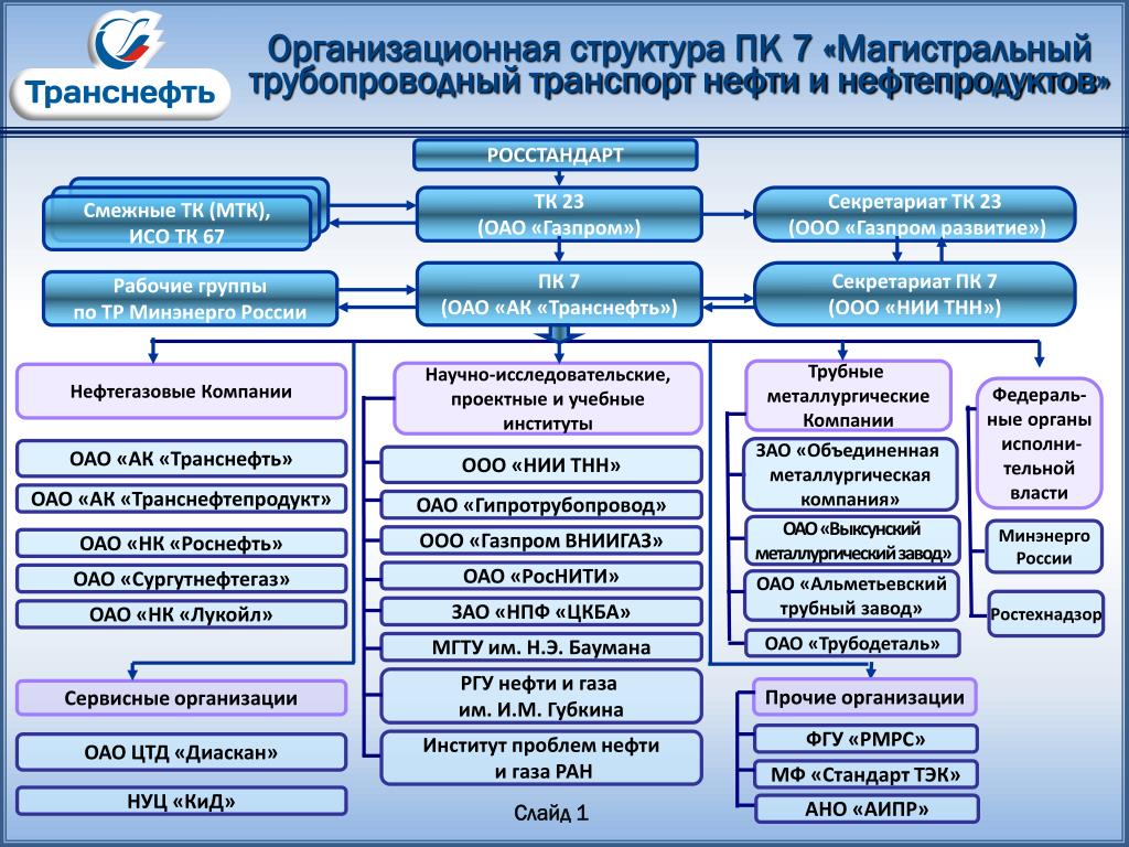 Схема организационная структура оао сургутнефтегаз