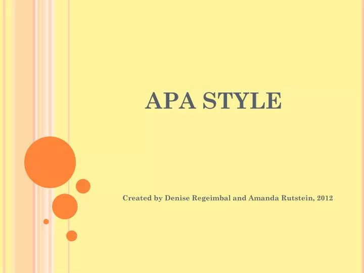 PPT APA STYLE PowerPoint Presentation, free download ID7060059 PPT APA STYLE PowerPoint Presentation, free download ID7060059