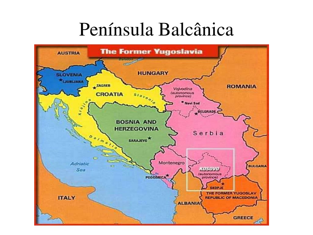 Dónde está la península balcánica