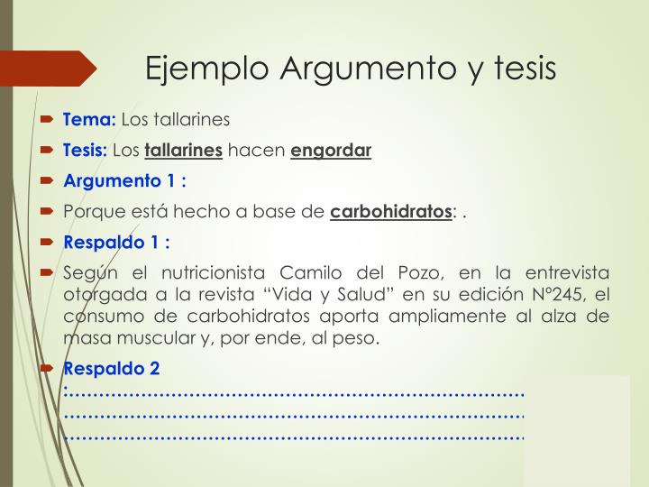 PPT - EL TEXTO ARGUMENTATIVO PowerPoint Presentation - ID:7061092
