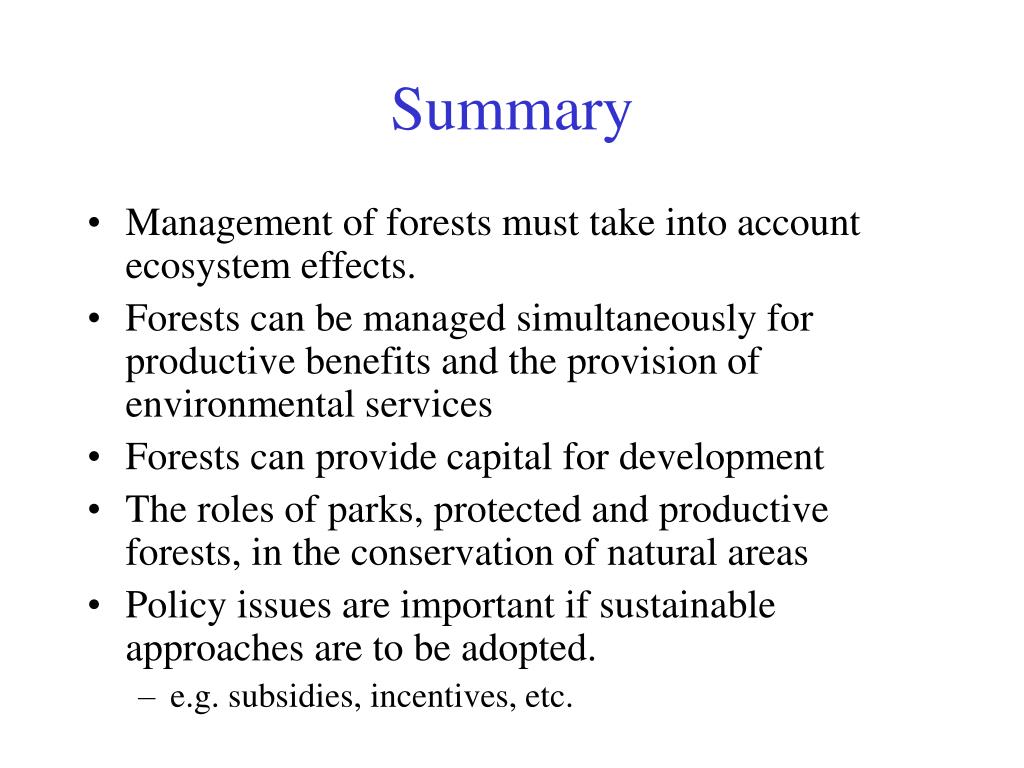 research topics in forest management