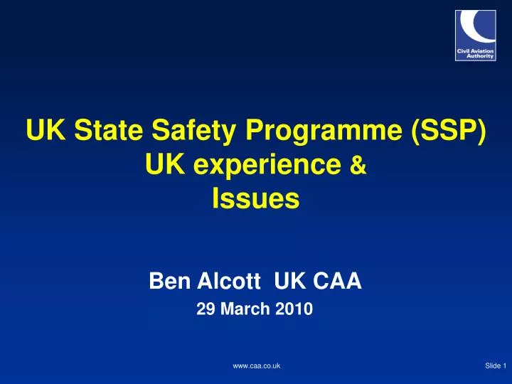 uk state safety programme ssp uk experience issues n.