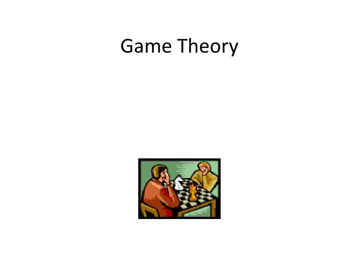 game theory n.