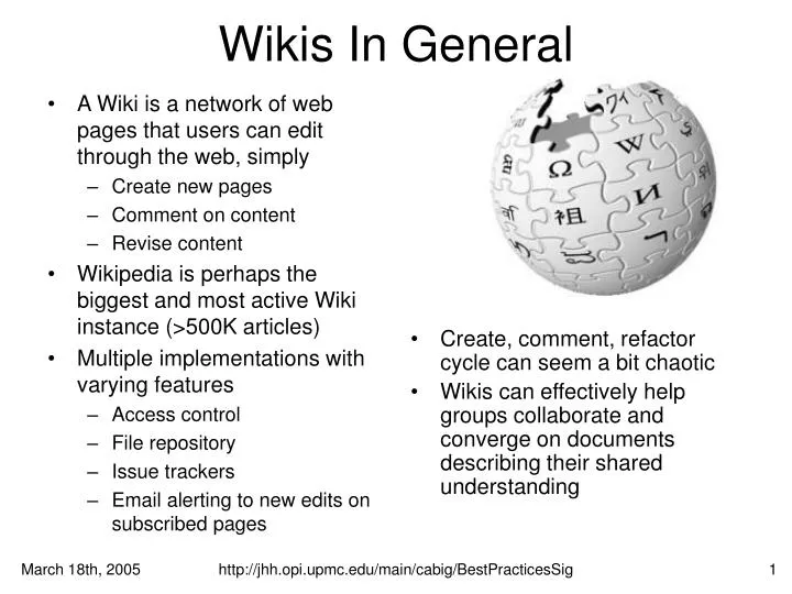 wikis in general n.