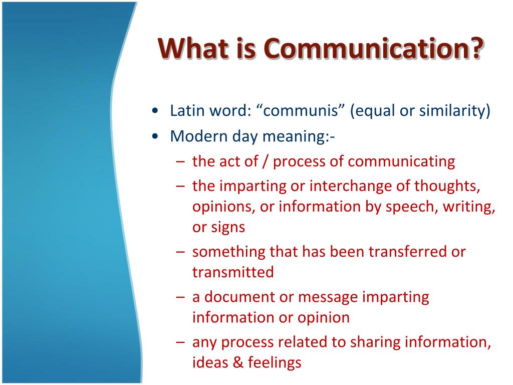 define presentation in communication