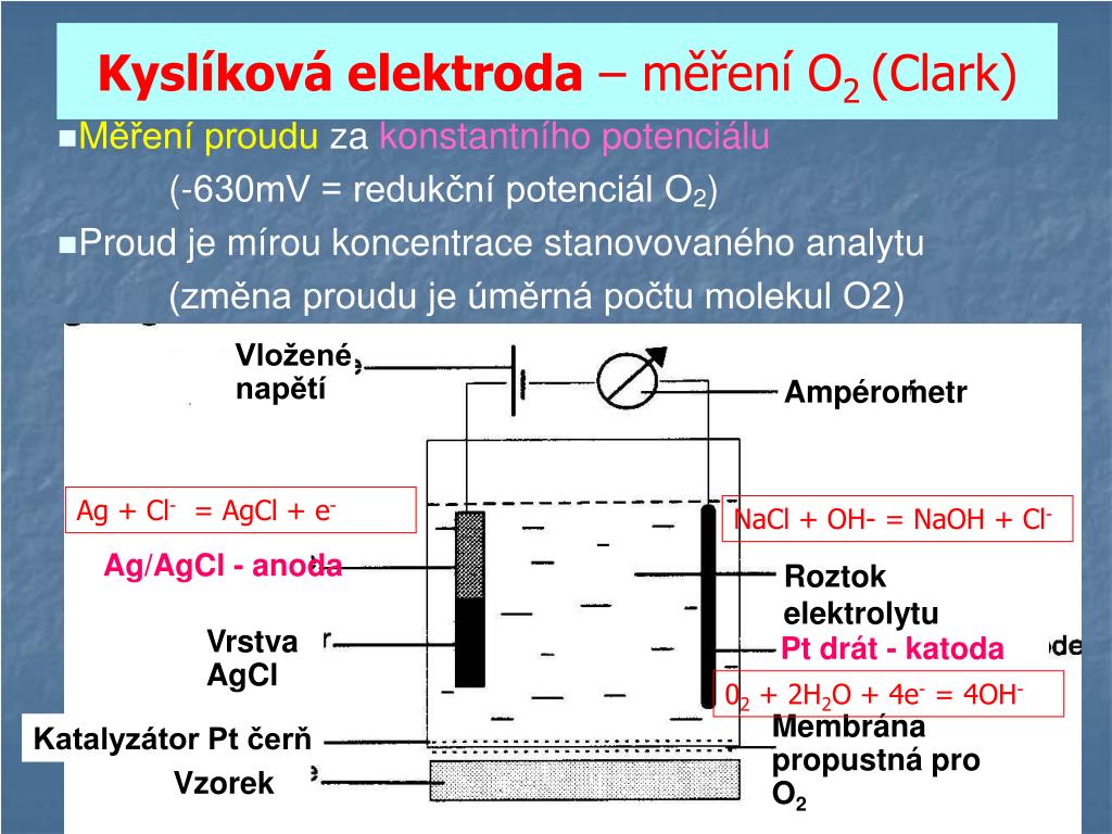 PPT - Elektrochemické metody Konduktometrie Coulometrie PowerPoint  Presentation - ID:7064107