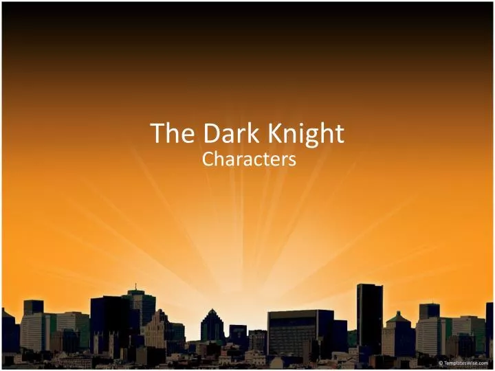 the dark knight n.