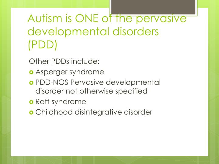 PPT - AUTISTIC SPECTRUM DISORDER: an overview PowerPoint Presentation ...