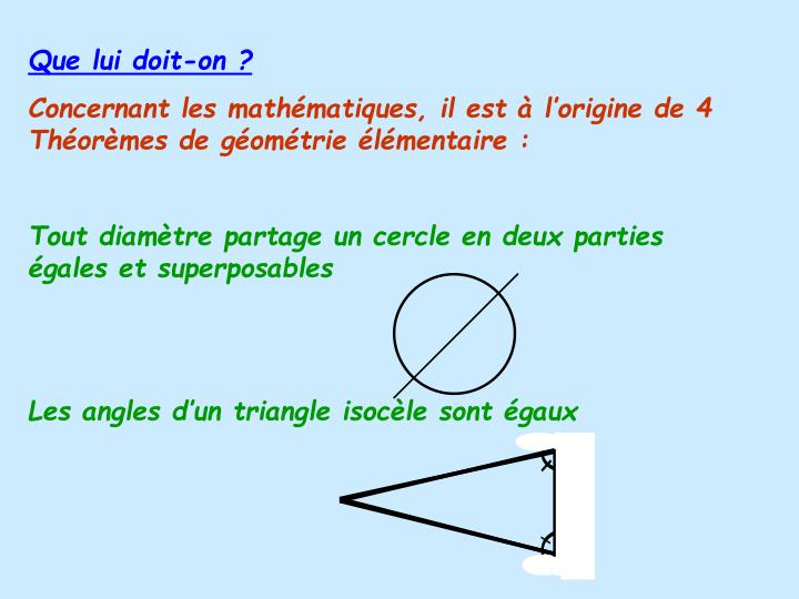 PPT - THEOREME DE THALES PowerPoint Presentation - ID:7066490