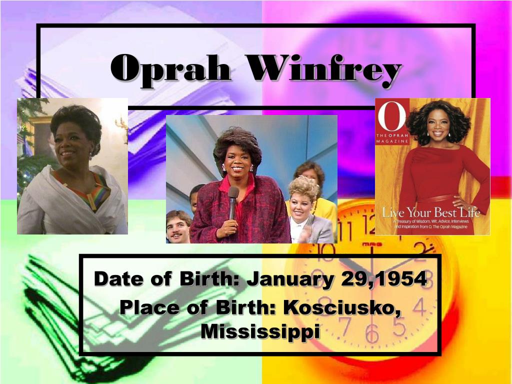 PPT Oprah Winfrey PowerPoint Presentation, free download ID7066776(03)