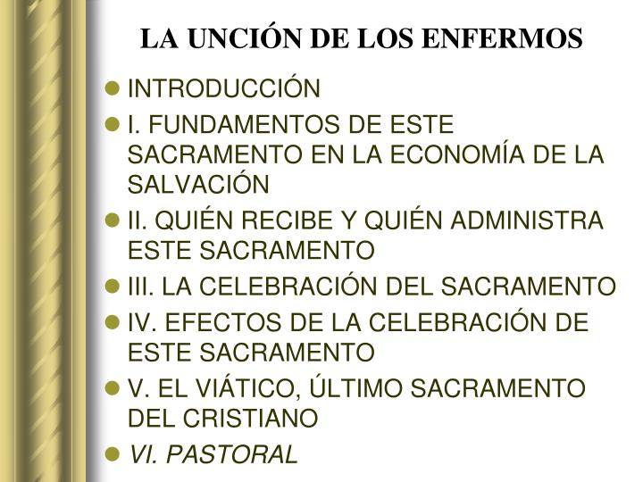 PPT SACRAMENTOSCURACIÓN PowerPoint Presentation ID