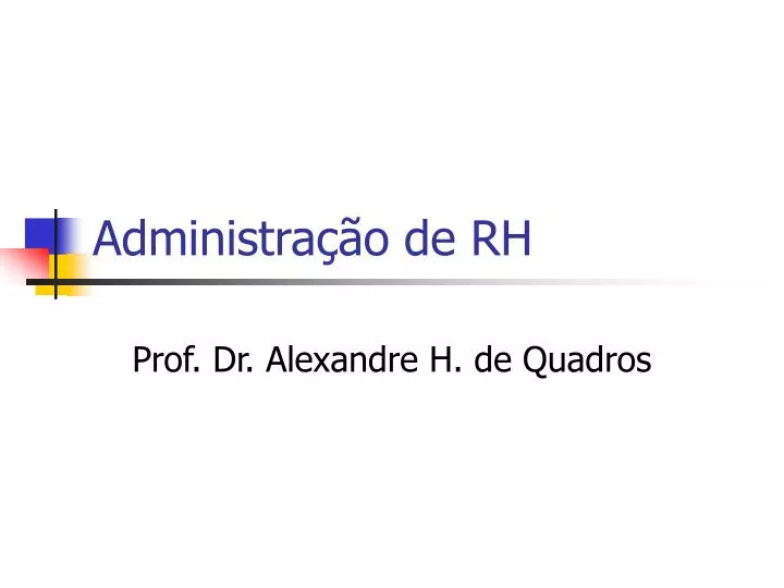 administra o de rh n.