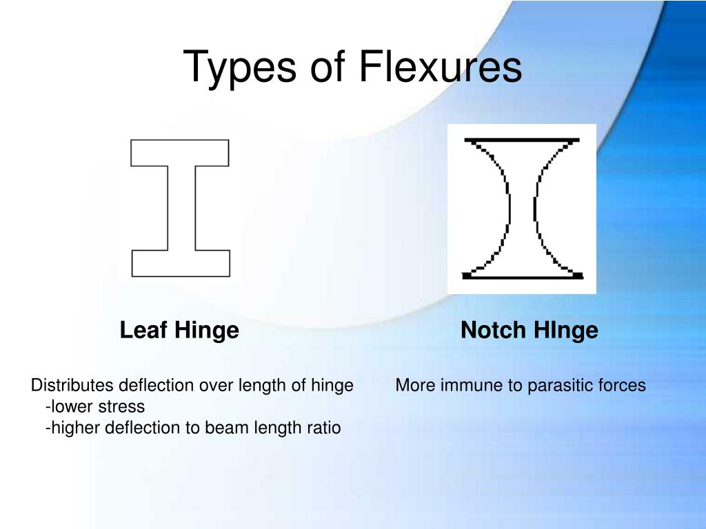 flexture design flexture design