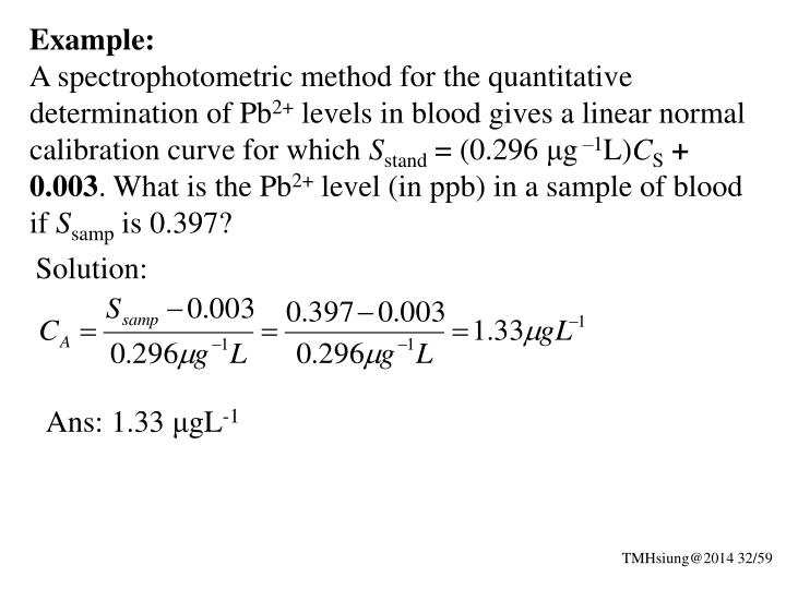 PPT - Chapter 8: Sampling, Standardization, and Calibration PowerPoint ...