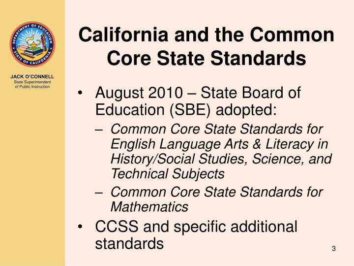PPT Transitioning to the Future Common Core State
