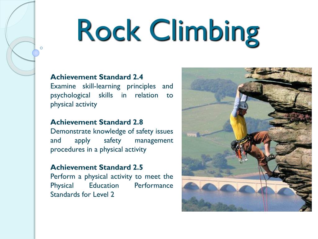 presentation about rock climbing