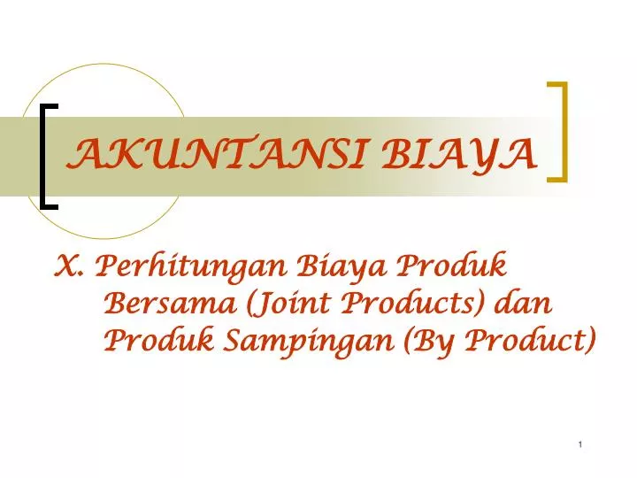 Ppt Akuntansi Biaya Powerpoint Presentation Free Download Id 7075048