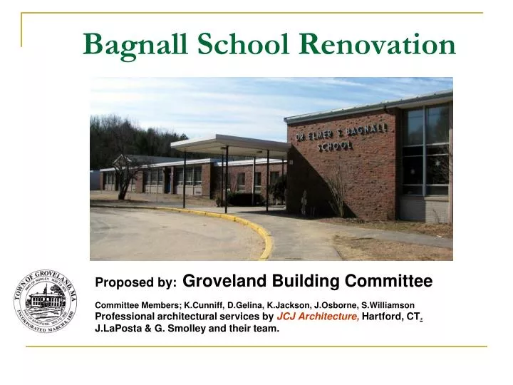 PPT Bagnall School Renovation PowerPoint Presentation, free download