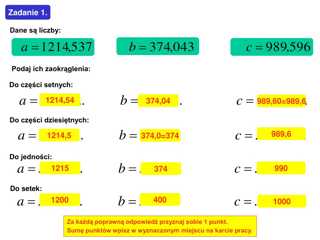 PPT Zaokr glanie Liczb PowerPoint Presentation Free Download ID PPT Zaokr glanie Liczb PowerPoint Presentation Free Download ID