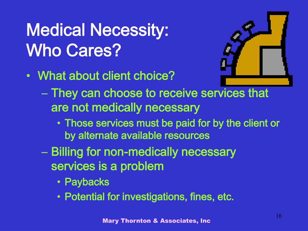 PPT Medical Necessity PowerPoint Presentation, free download ID7076725